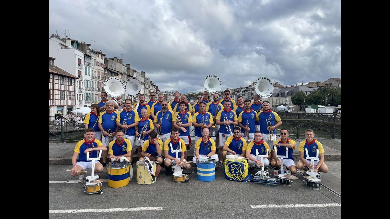Banda de Cournon / de l'ASM Clermont - Fêtes de Bayonne 2022
