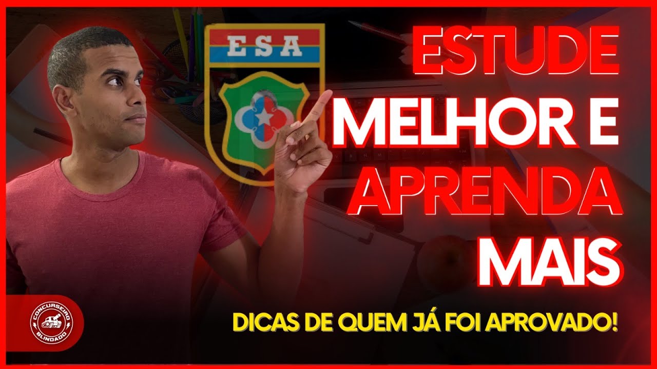 5 DICAS PARA ESTUDAR MELHOR PRA ESA