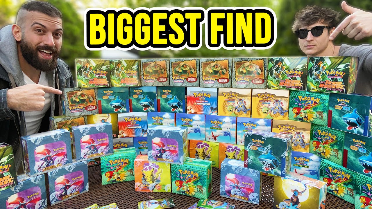*BIGGEST* VINTAGE POKEMON CARDS FIND OF ALL TIME!