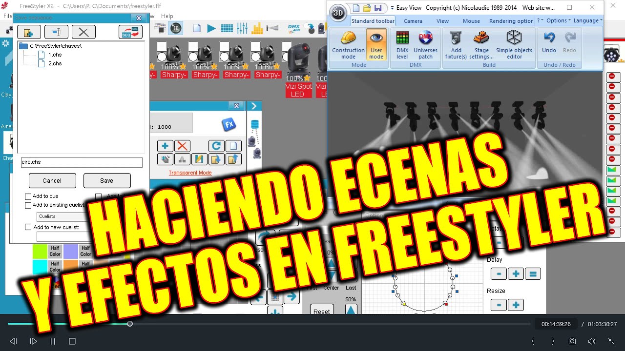 FREESTYLER PARTE 3: ECENAS COLORES Y FX BASICOS