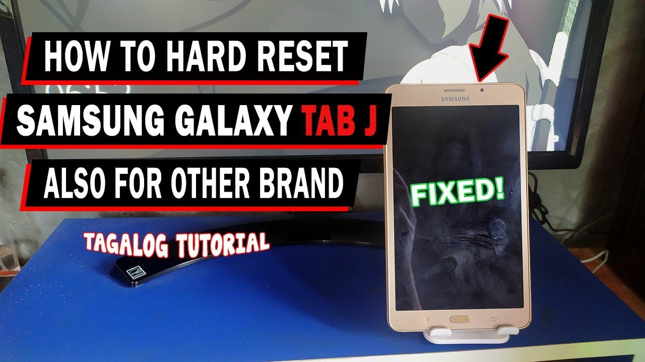 How to Reset Samsung Galaxy Tab | Tagalog