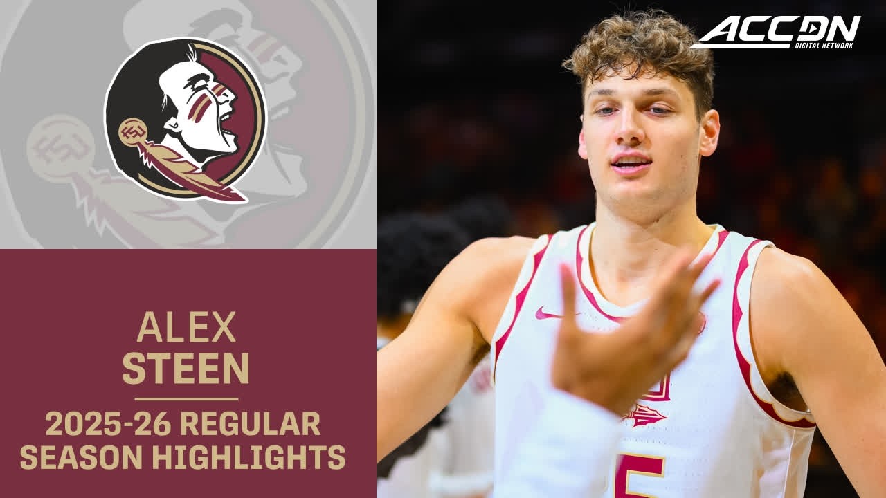 Florida State Forward Alex Steen Season Highlights | 2025-26 ACC Men's Basketball