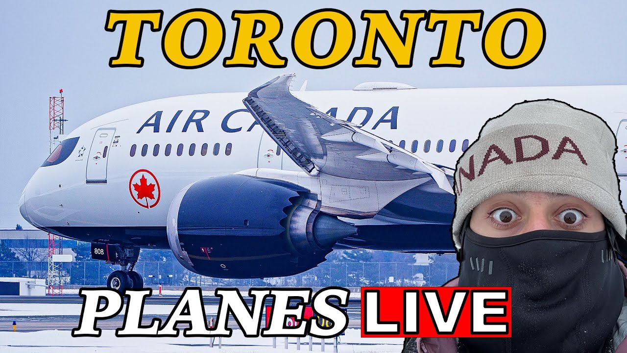 🔴 LIVE in SUPER COLD Toronto Airport! (YYZ)! January 31ST, 2026!