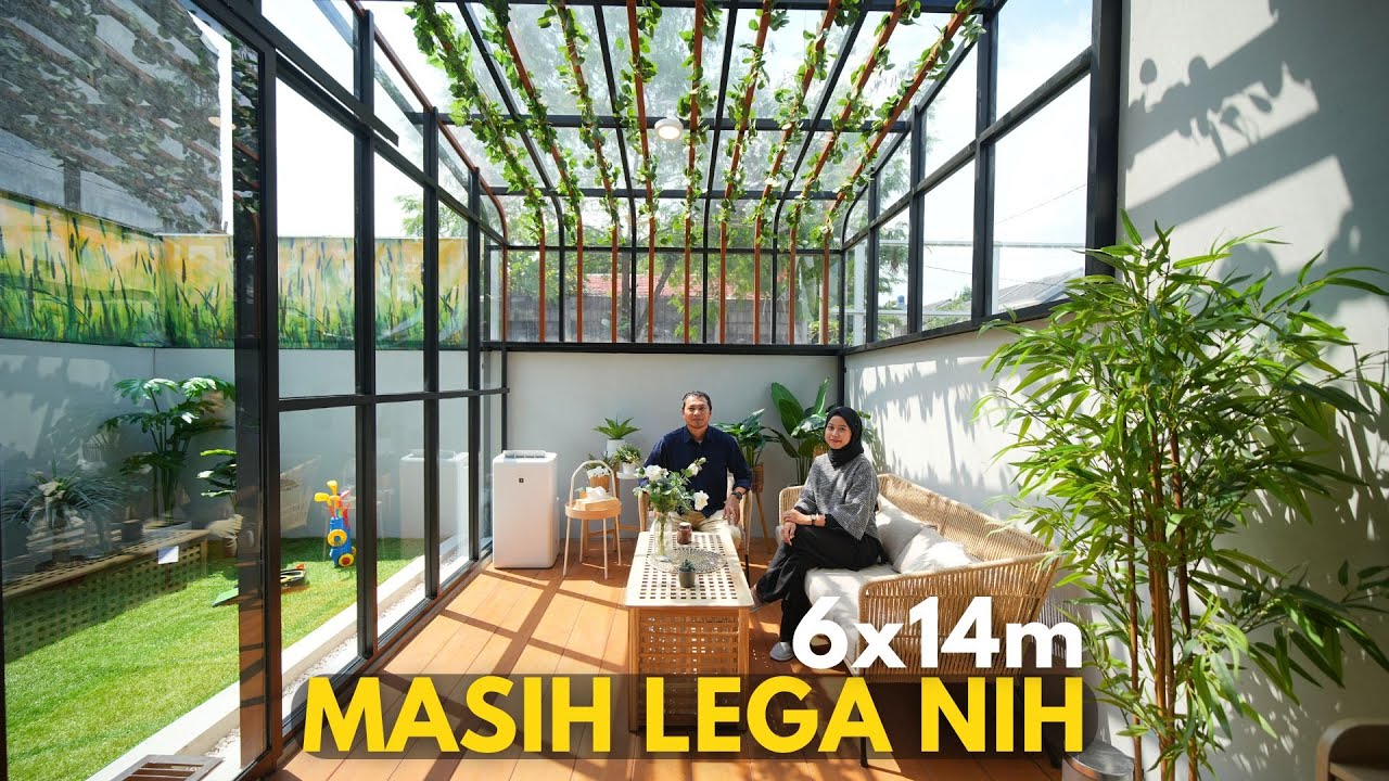 Rumah Modern Tropis dengan Layout Dinamis di The Awa