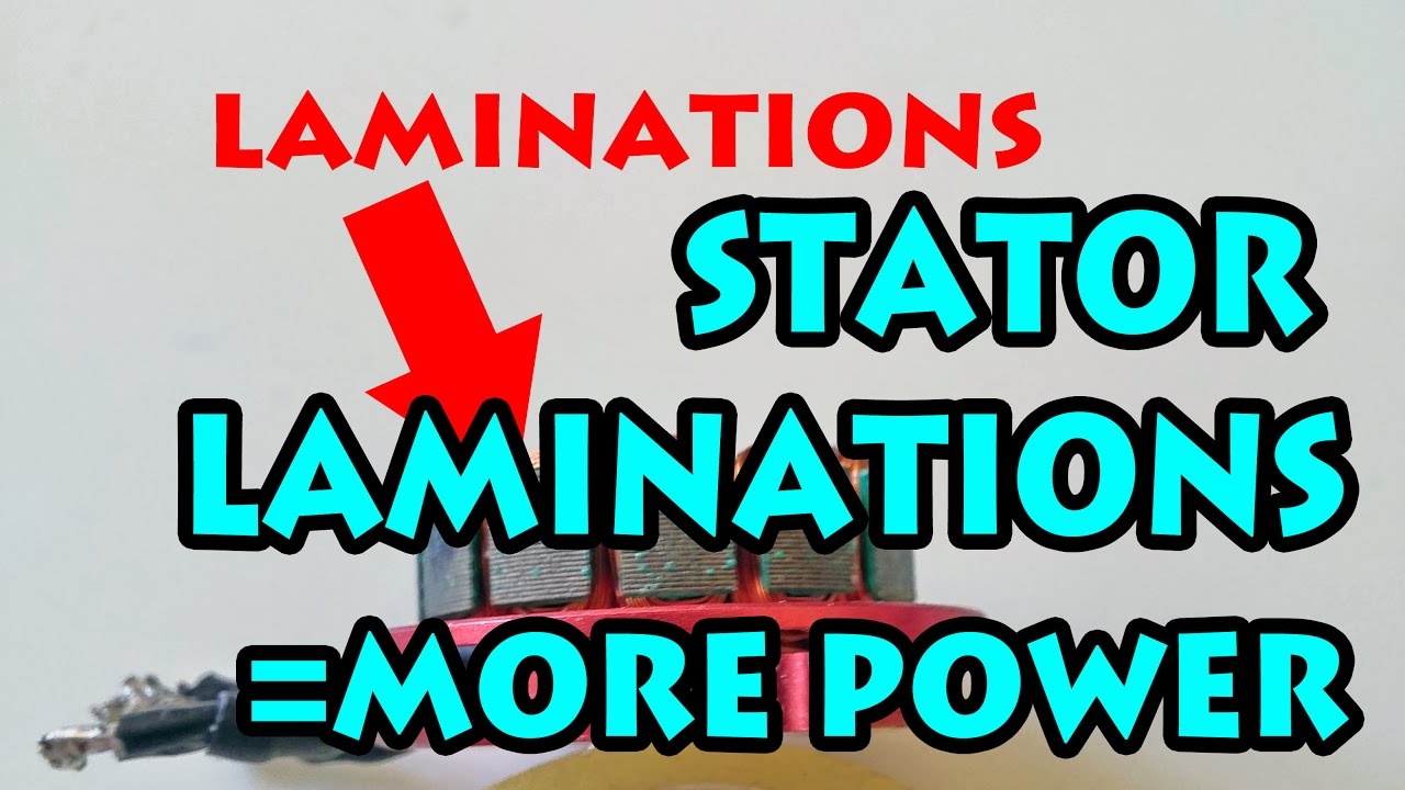 Stator laminations = more power! (but why?)