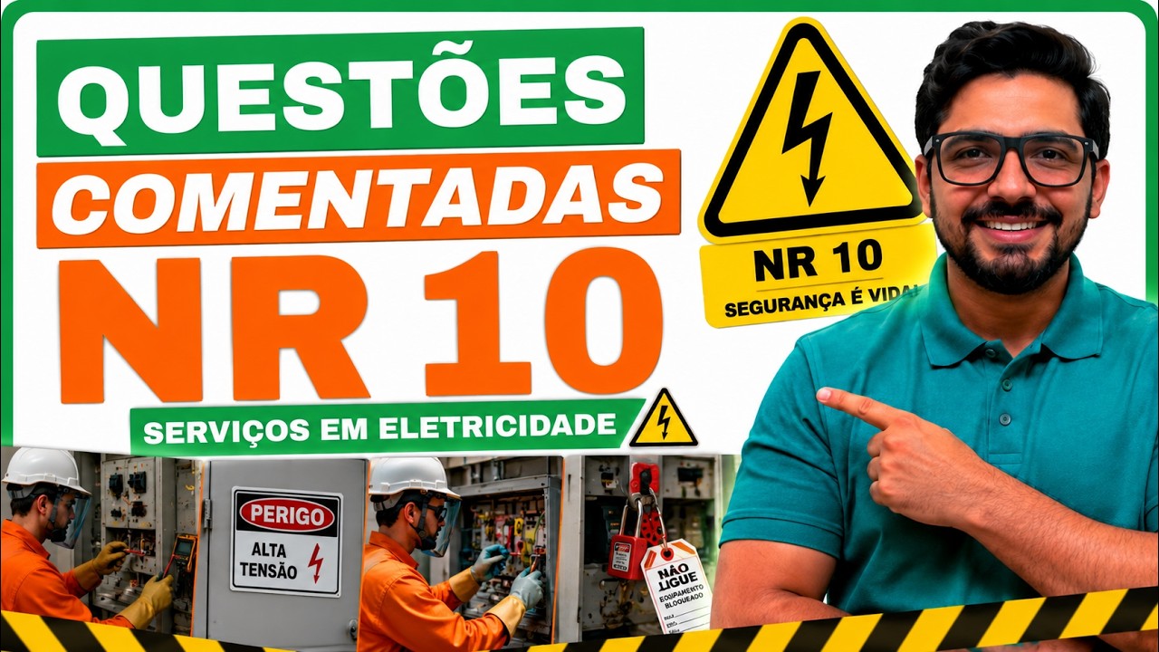 NR 10 - QUESTÕES COMENTADAS - PASSO A PASSO (ATUALIZADO)