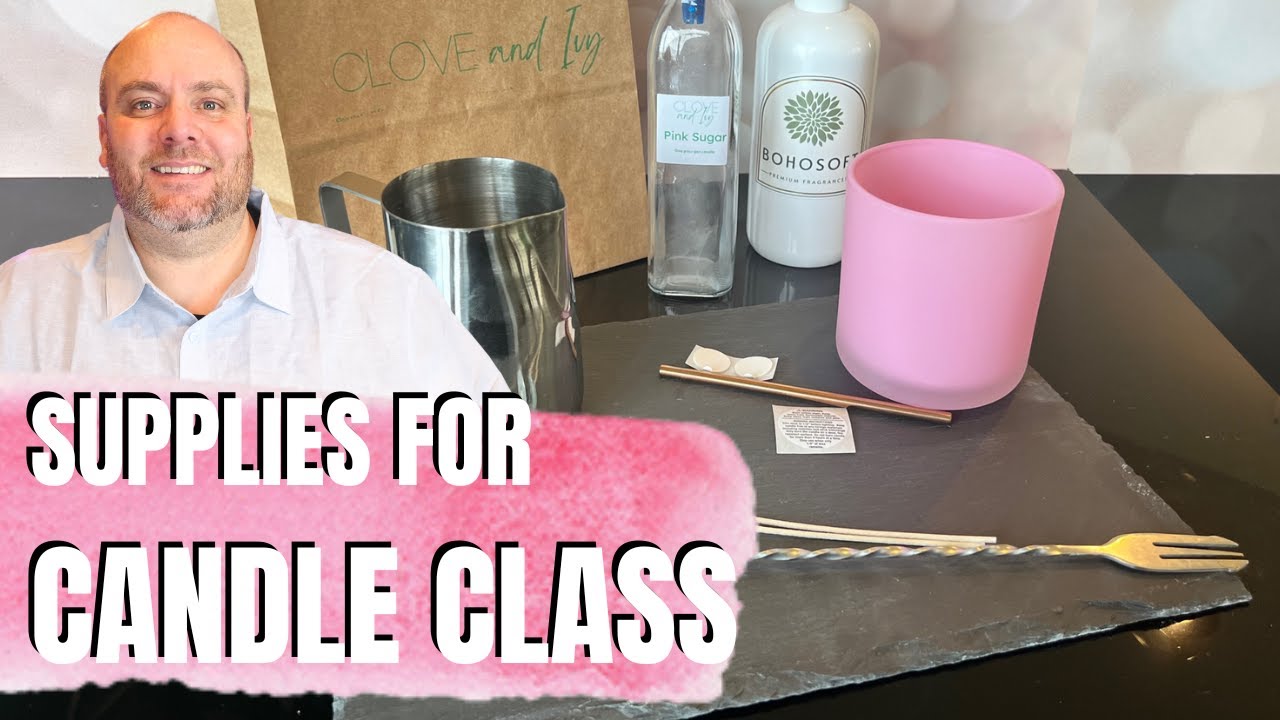 Candle class supplies you must have and how to run one