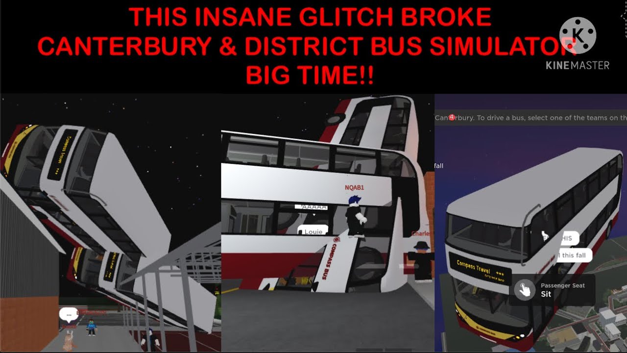 THIS INSANE GLITCH BROKE CANTERBURY BIG TIME | Canterbury & District Bus Simulator ( ROBLOX )