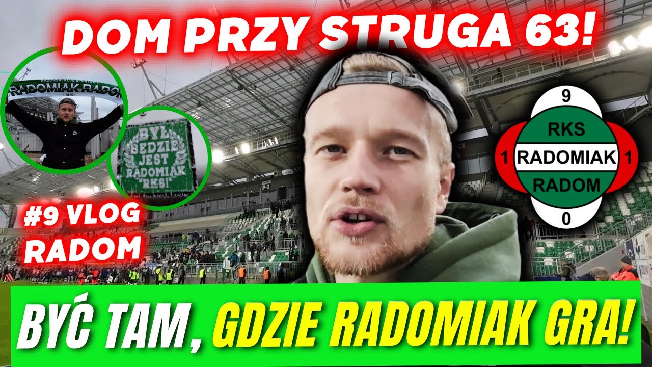VLOG | RADOMIAK RADOM 0:2 RAKÓW CZĘSTOCHOWA🔥 STADION, SKLEPIK, KIBICE I ATMOSFERA 💪🏻