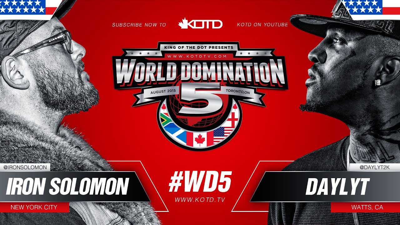 KOTD - Rap Battle - Iron Solomon vs Daylyt | #WD5
