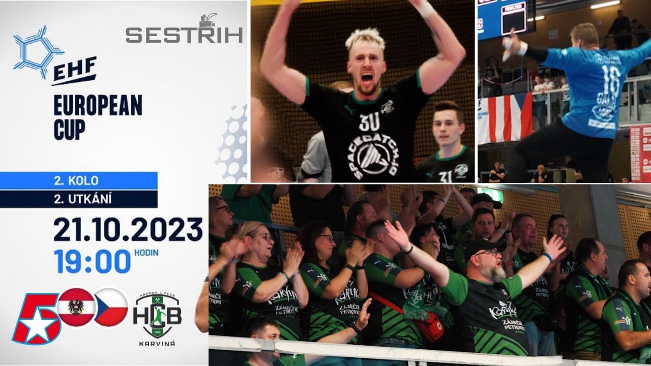 SESTŘIH: FIVERS MARGARETEN - HCB KARVINÁ 36:32 (EHF EUROPEAN CUP 2.KOLO -2.z | POSTUP )