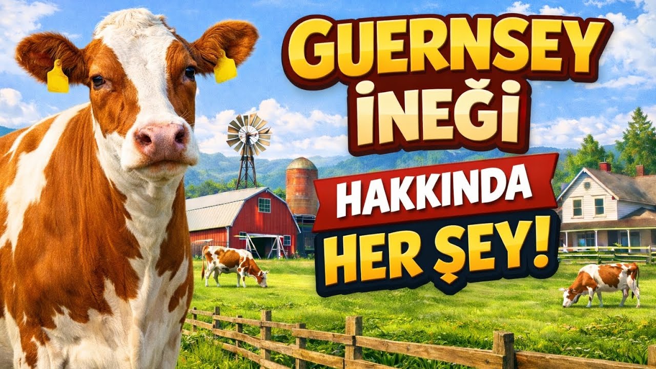 Guernsey İneği Hakkında Her Şey | Süt Verimi, Özellikleri ve Avantajları