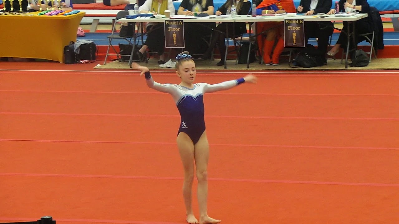 Regional Grade 3 Gymnastics, Floor. Angel of the North Competition 2019.