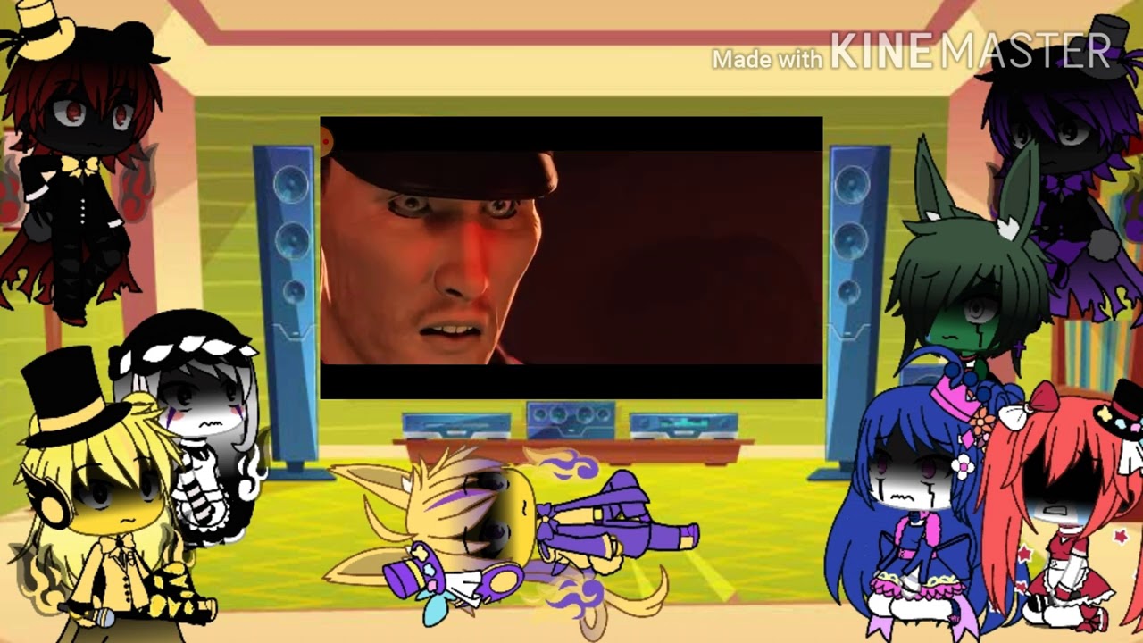 Fnaf reacts to I can't fix you (part 2 of labyrinth) + little teaser at the end..