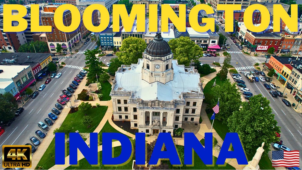 Bloomington Indiana Drone Tour 4K