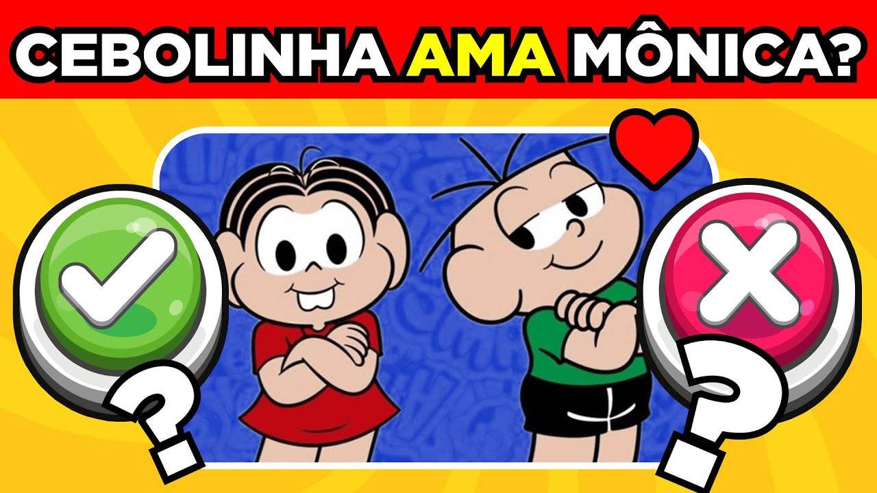 Sim ou Não? | TURMA DA MÔNICA  - 30 perguntas de sim ou não Quiz