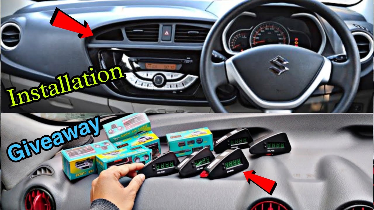 Giveaway Digital Car Clock for Alto k10 | New Alto/k10