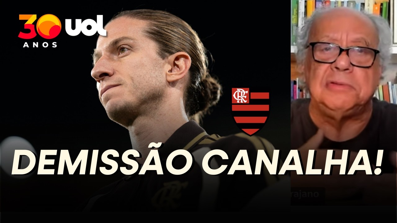 DEMISSÃO DO FILIPE LUÍS DO FLAMENGO FOI UMA CANALHICE! TRAJANO DETONA DECISÃO DE BAP