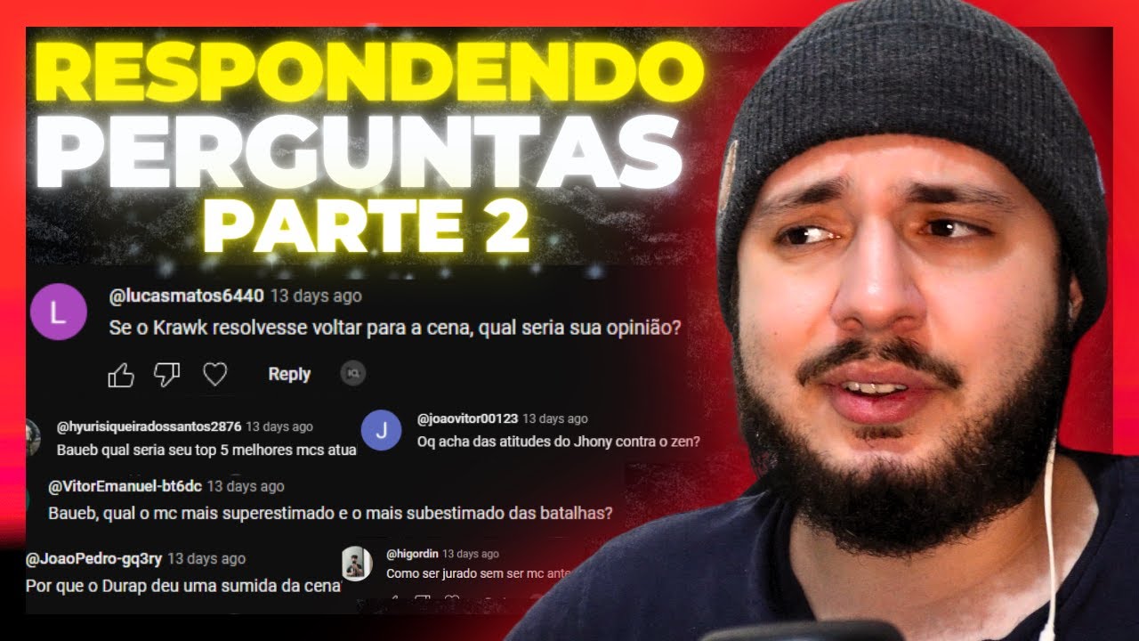 RESPONDENDO PERGUNTAS!! 🤔🔥(PARTE 2)