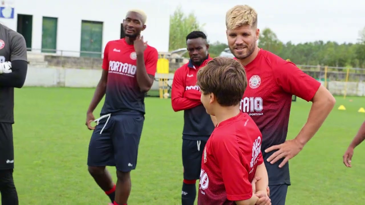 Um dia com o plantel da União de Leiria