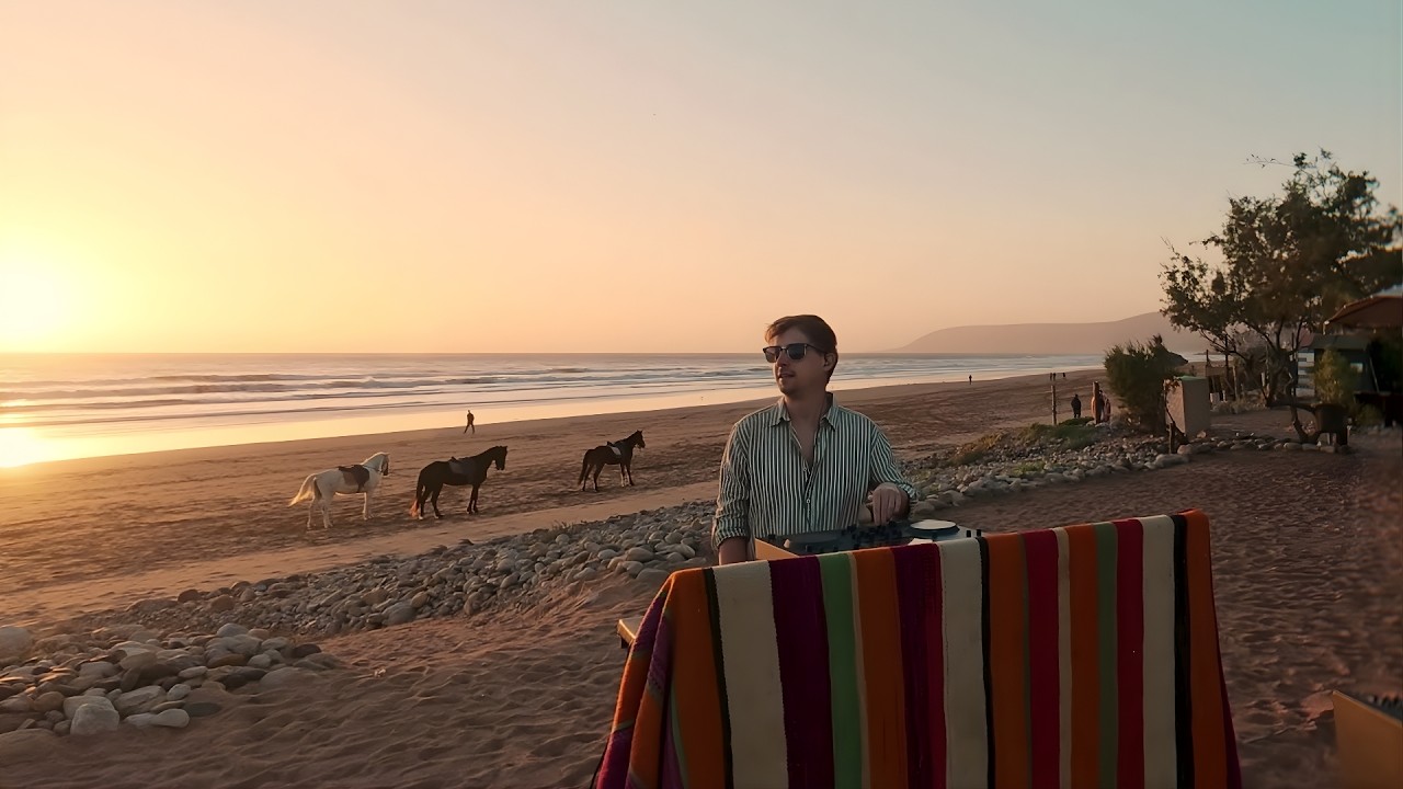 Afro House Sunset Live Set  2026 - Taghazout, Morocco | Dennis Cartier