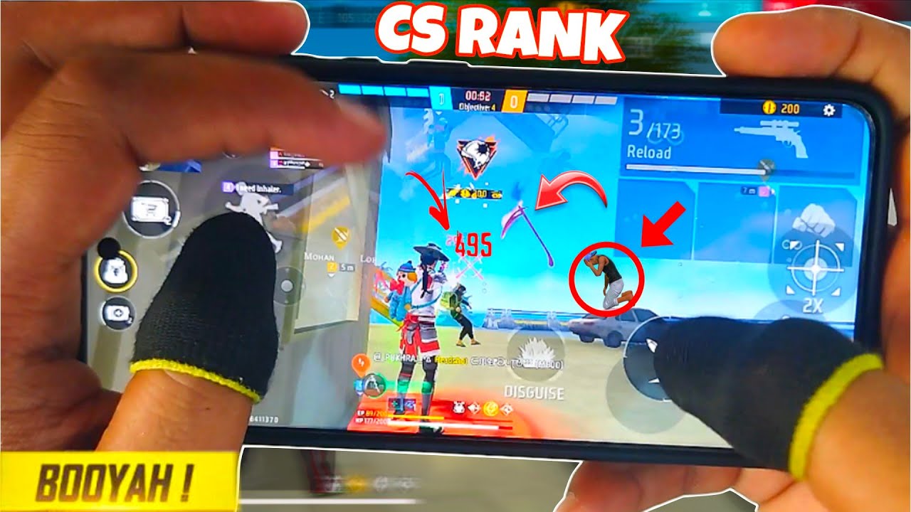 HANDCAM ⚡ VIVO T4 5G FREE FIRE GAMEPLAY 🔥 - Garena Free fire