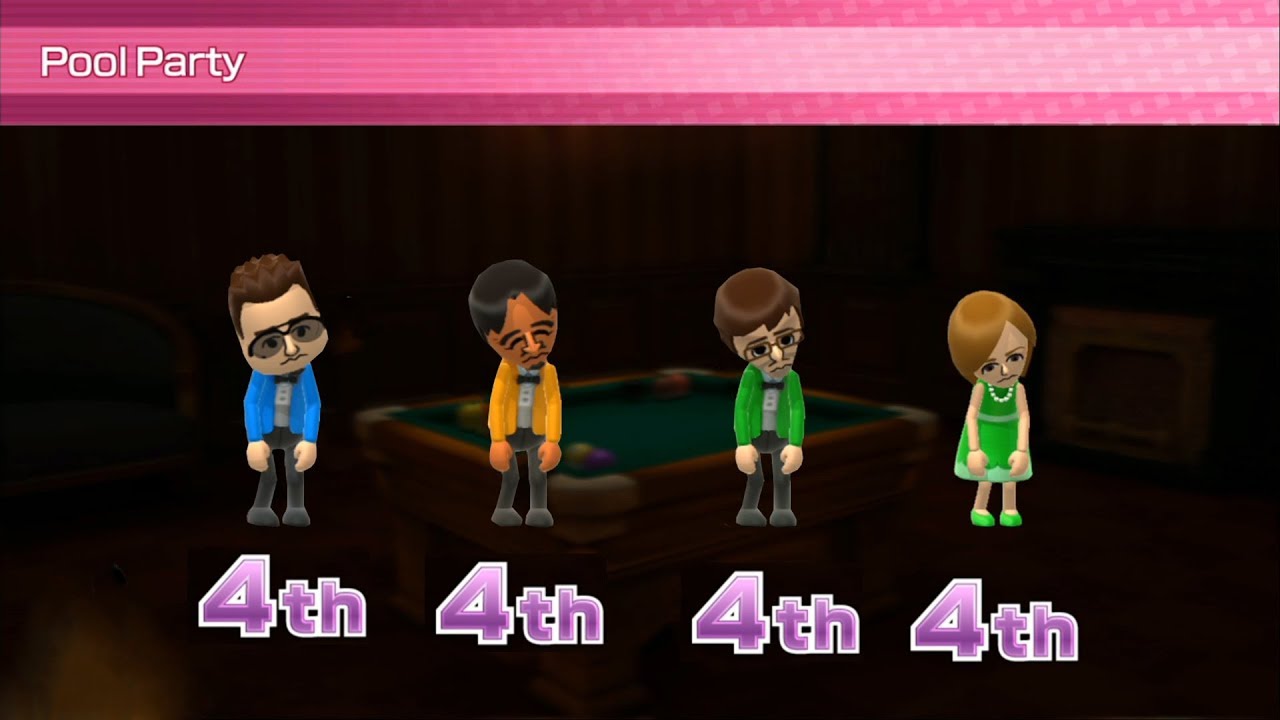 Wii Party U - Pool Party Minigames 10 Round Special (CPU Master) | JinnaGaming