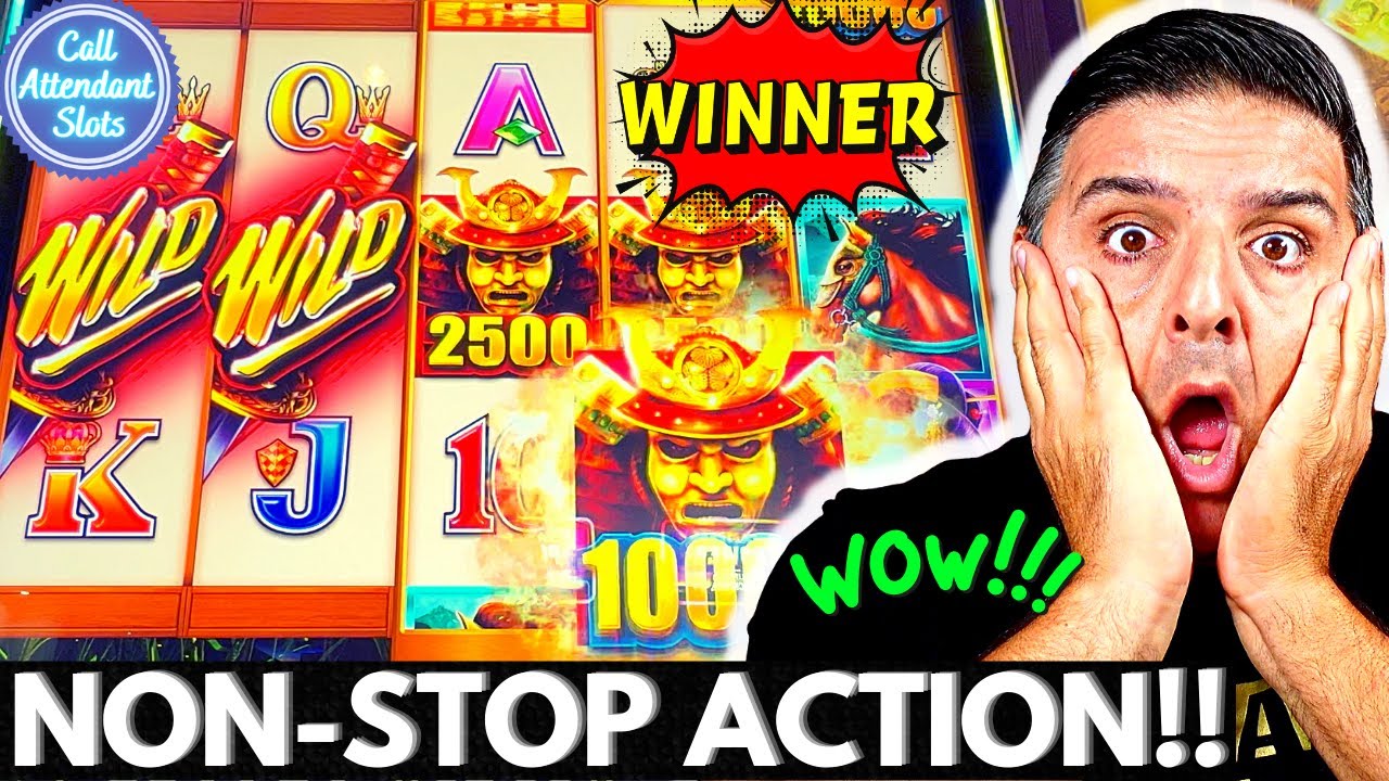 WOW! Spectacular Run on Wild Wild Samurai Slot Machine! (MUST SEE)