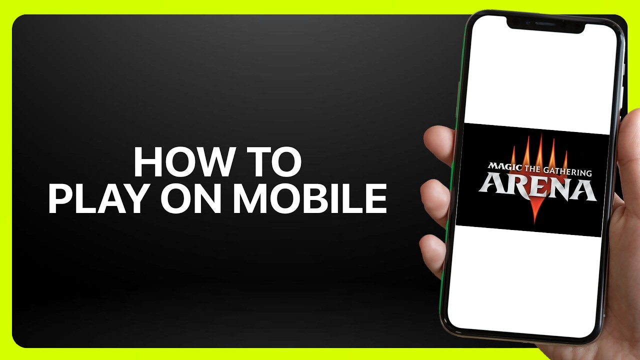 How To Play MTG Arena On Mobile (Magic The Gathering)! Tutorial