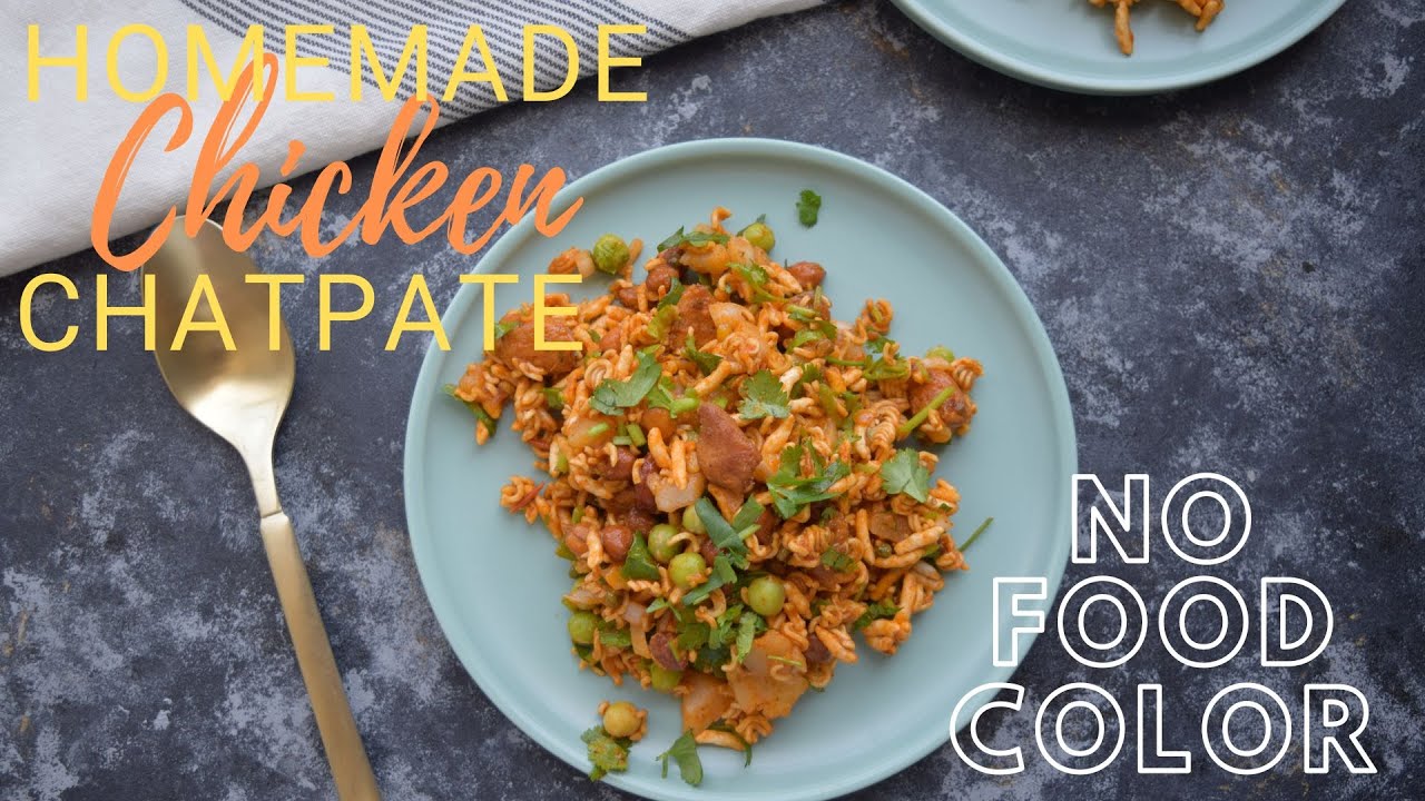 Homemade Chicken Chatpate Recipe | No Food Color