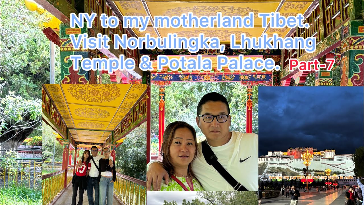 New York to my motherland Tibet-part 7 Visit Norbulinka, Lhukhang & Potala Palace.