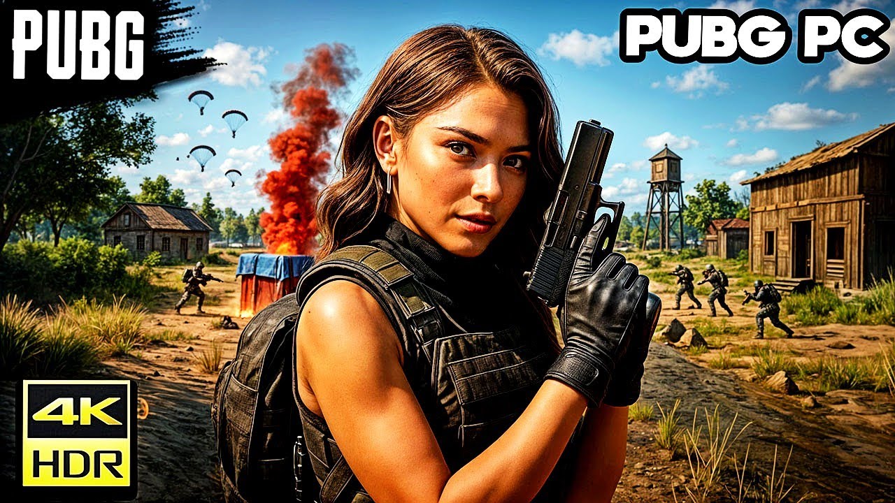 PUBG PC pero con una CHICA DEL CLAN 🤣 Estos GRAFICOS al MAXIMO se ven BRUTALES