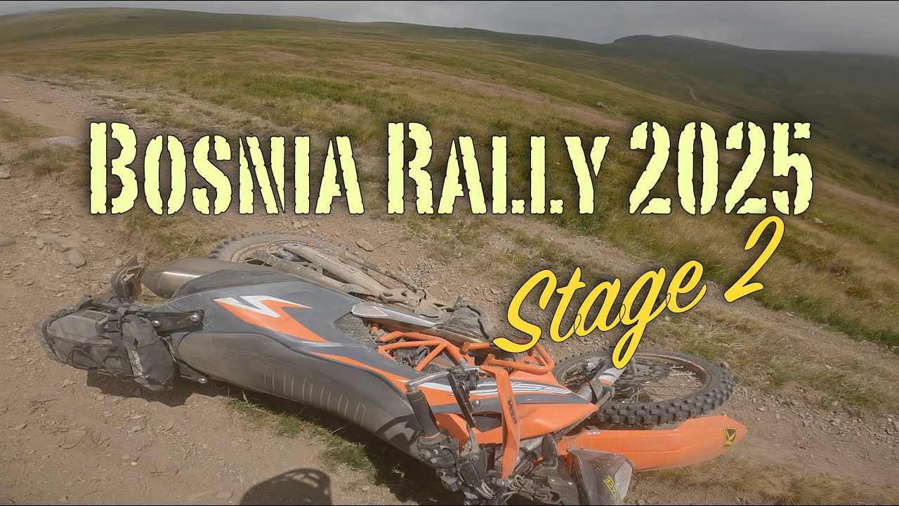 Bosnia Rally 2025 Stage 2 - crashed downhill
