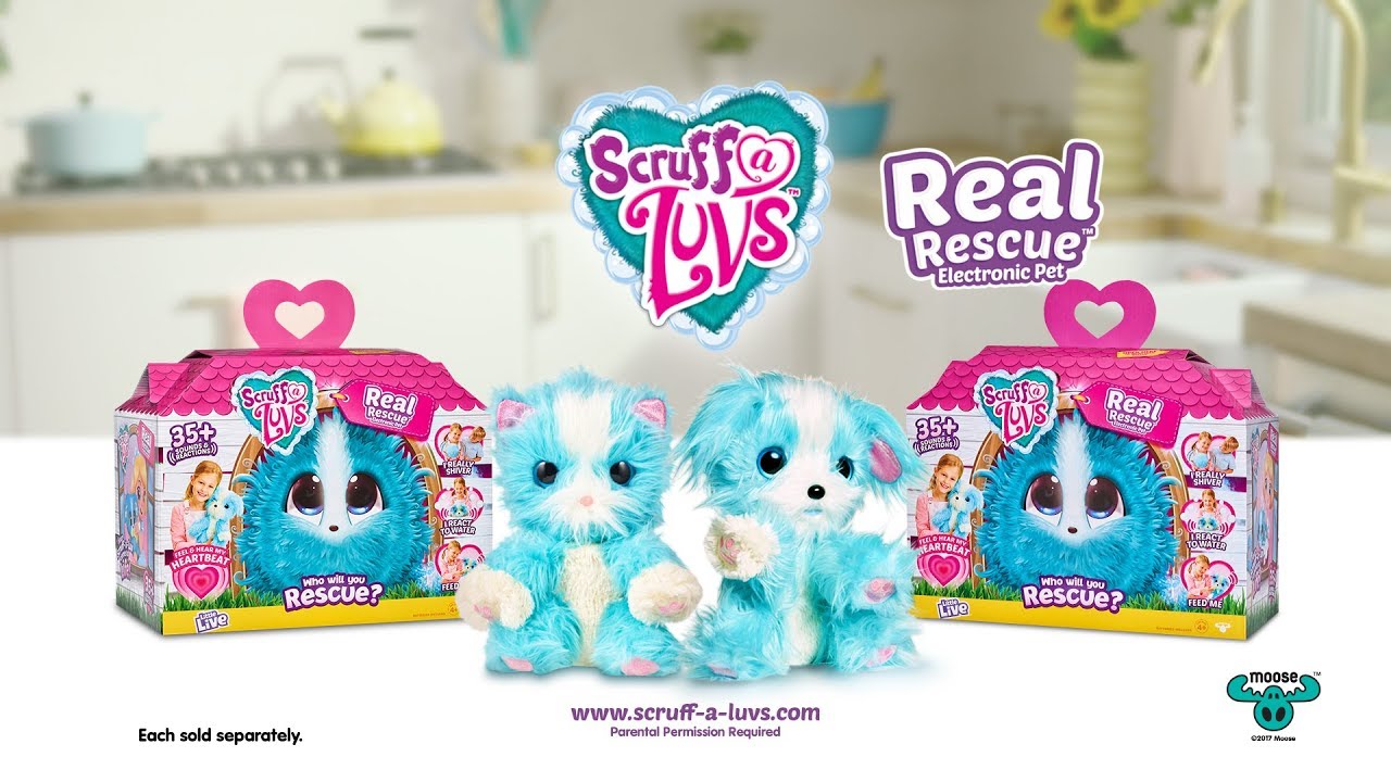 Scruff-a-Luvs Real Rescue - Blue 15's