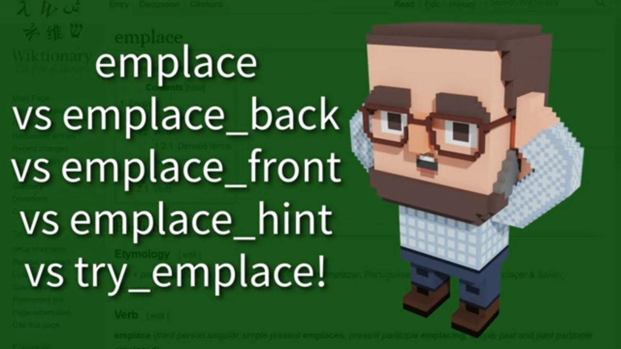 C++ Weekly - Ep 396 - emplace vs emplace_hint! What's the difference? #cplusplus #cpp