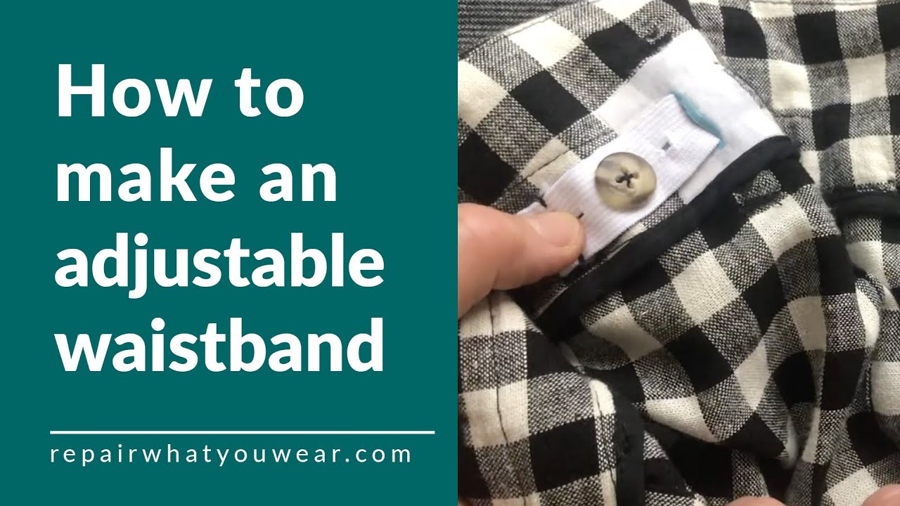How to make an adjustable waistband