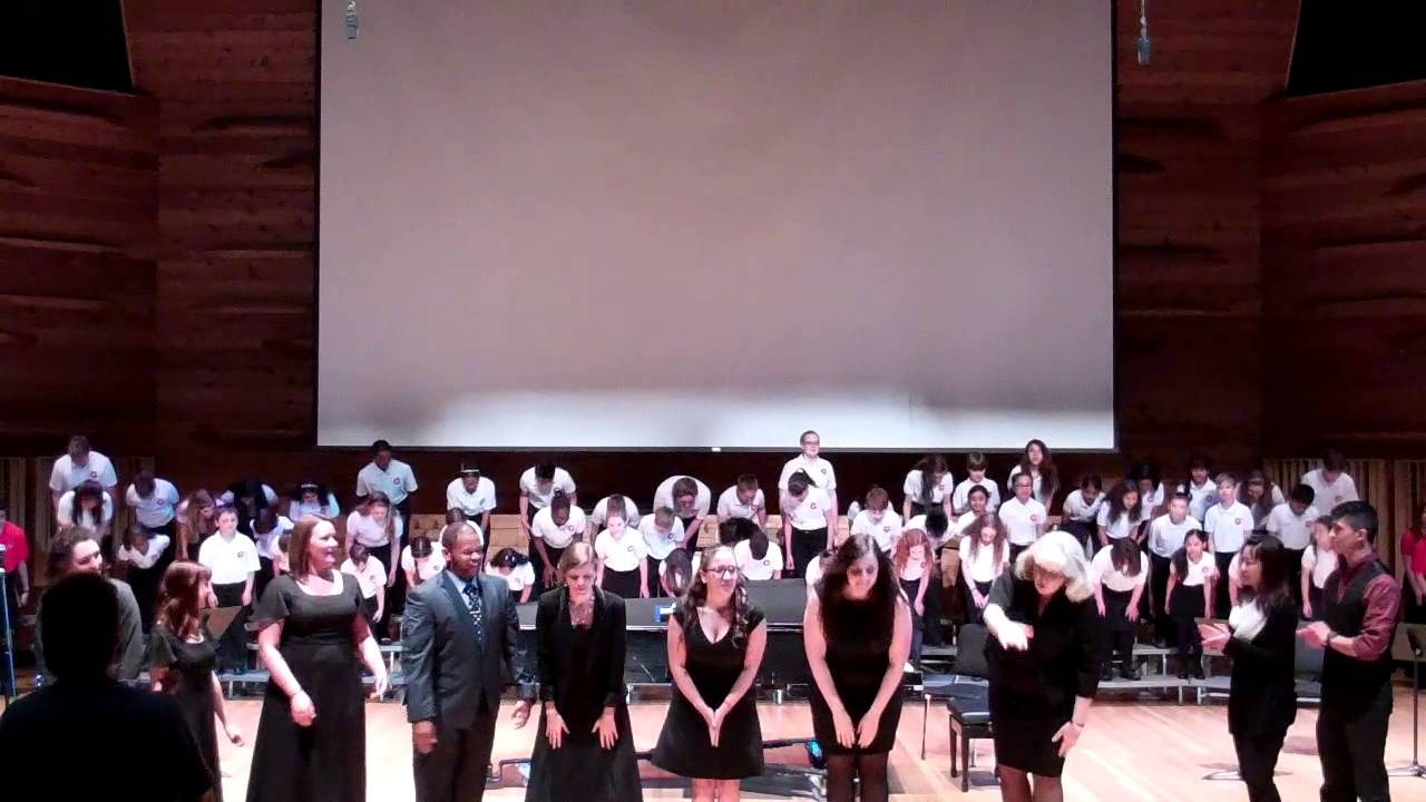 Ending ovation - Rutgers Children's Choir and Scarlet Singers- May 11, 2014