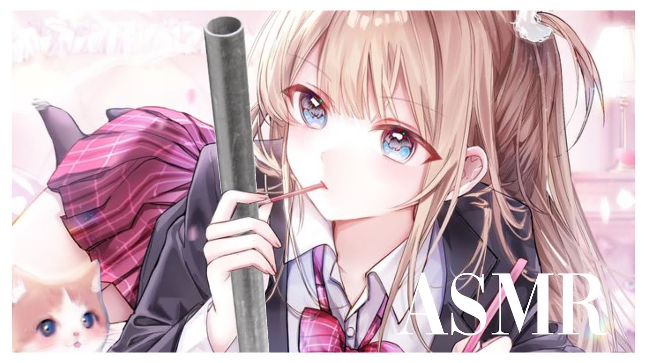 「ASMR」 Little Sister Helps You Sleep Using A Metal Pipe ♡