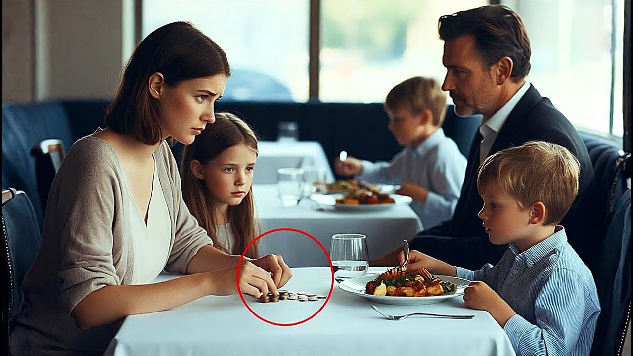 EIN MILLIONÄR GEHT MIT SEINEN ZWILLINGEN ESSEN – DOCH DANN SIEHT ER EINE ARME MUTTER
