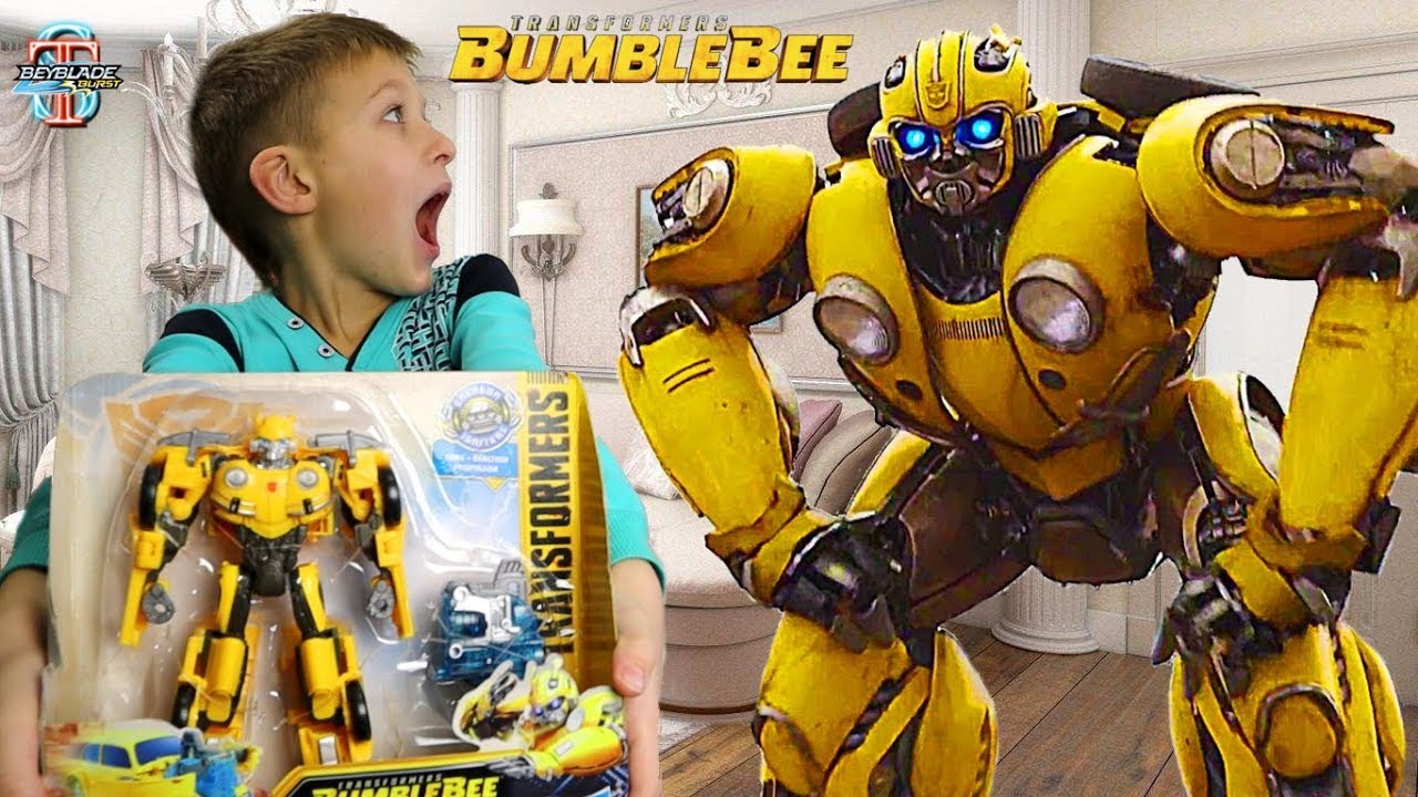 Трансформер Бамблби у Тимы 🤖 из фильма BumbleBee Transformers 6 (2018) - распаковка, обзор