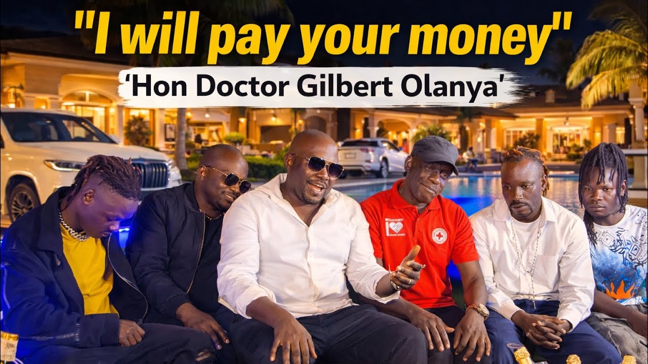 Hon. Dr Gilbert Olanya Met Musicians Demanding Money From Him