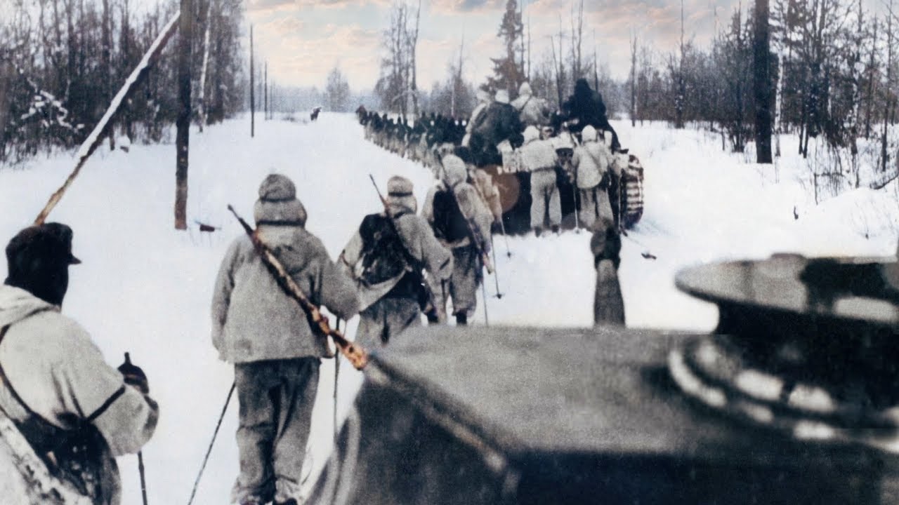 Личная съемка гауптмана 59-го армейского корпуса наступления на Великие Луки (1943)