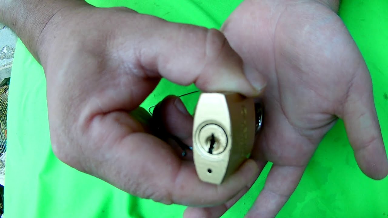 COMO ABRIR UN CANDADO SIN LLAVE EN SEGUNDOS HERMEX, PHILLIPS ETC