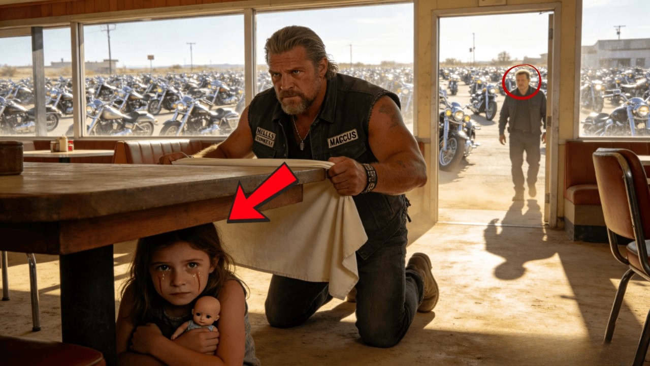 She Was Hiding! Why 500 Bikers Protecting This Girl Stunned the Entire City!