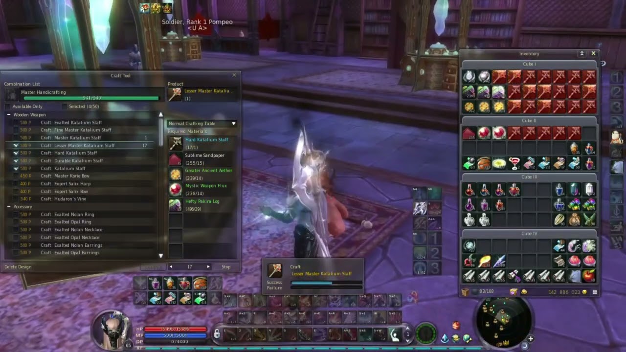 EuroAion 4.6 Ultimate Challenge: Crafting Katalium Rods