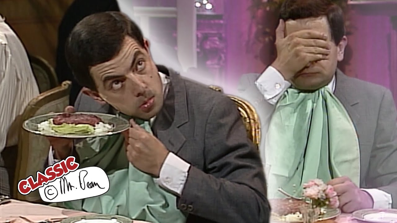 Bean's Dinner Disaster! | Mr Bean Funny Clips | Classic Mr Bean