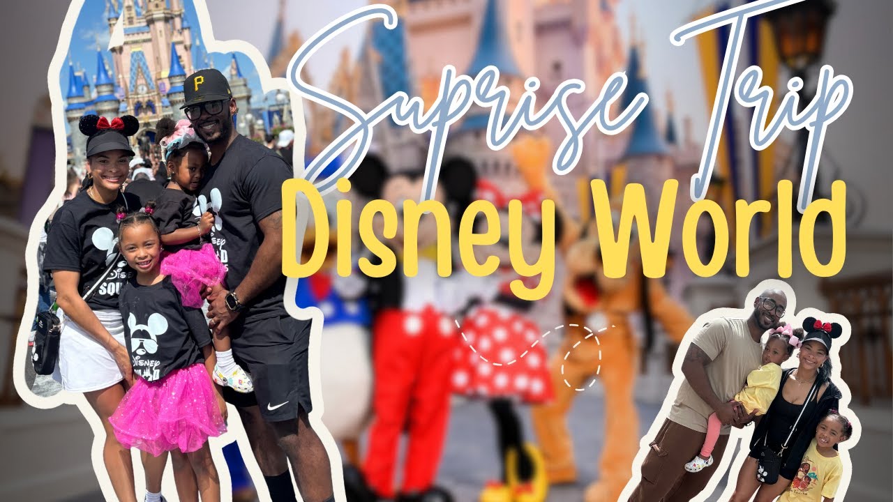 We Surprised Our Girls With Their First Disney Trip 🥹