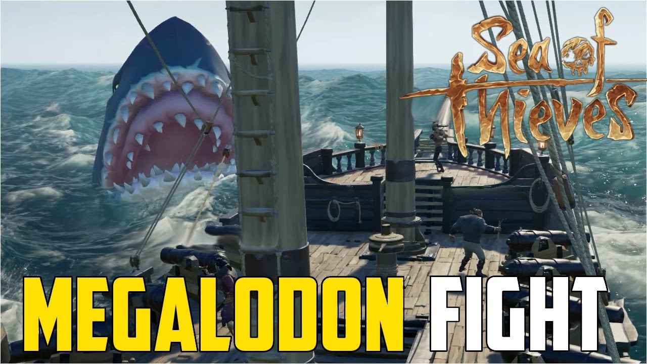 Megalodon Fight - Sea of Thieves