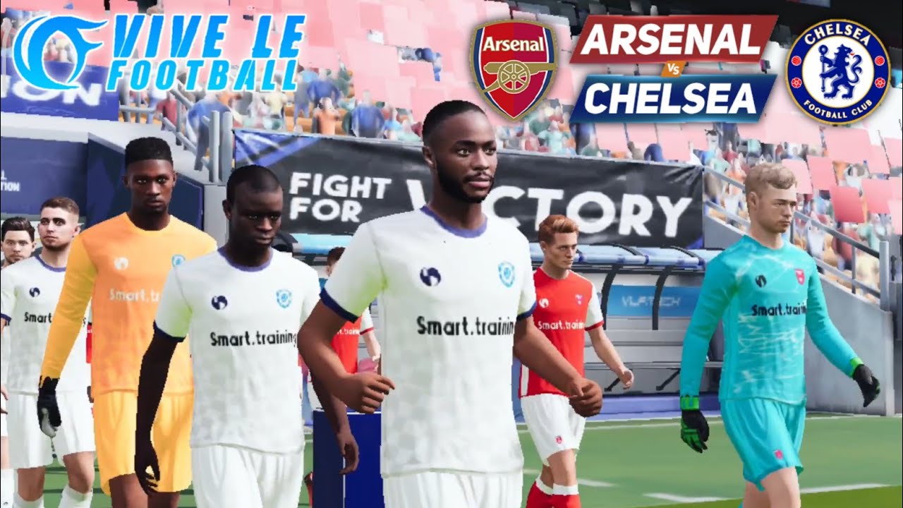 Vive Le Football 2023 - Career Mode Premier League - Arsenal vs Chelsea (Gameplay 60 FPS)