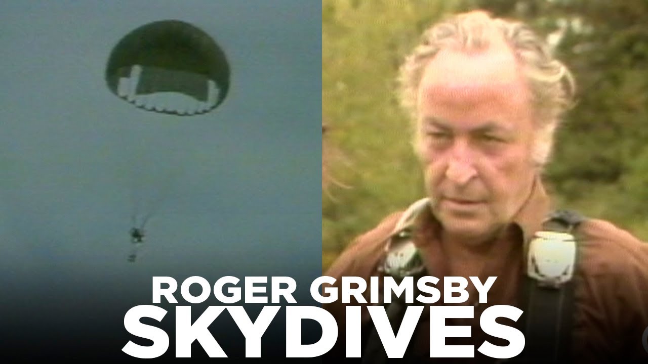Anchor legend Roger Grimsby defies WABC bosses, goes skydiving in 1981, teases Bill Beutel